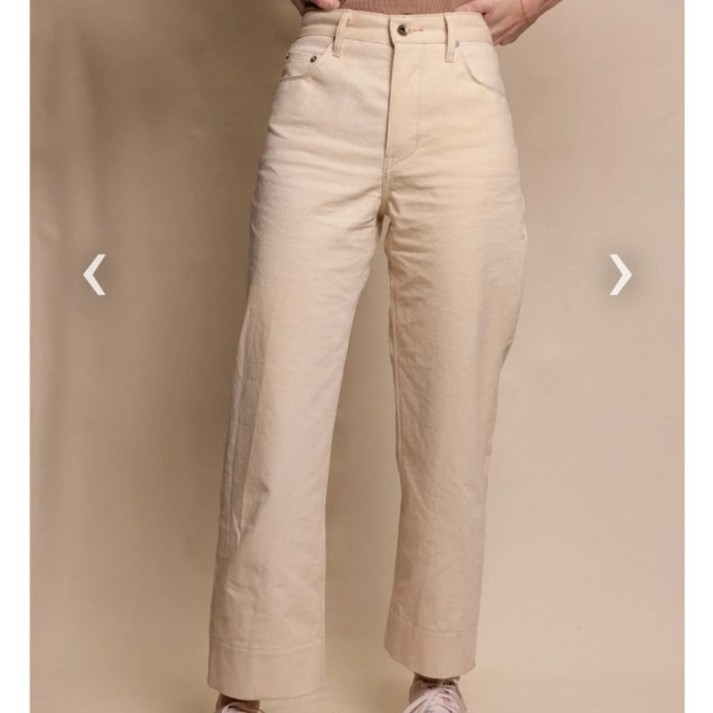 Raleigh Denim Stokes Ivory Selvage Jeans